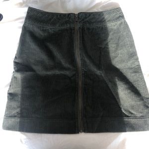 Green American Apparel Corduroy skirt